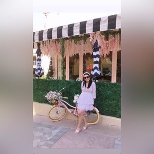 Japna Leopard Print Dress Long Sleeve Size S